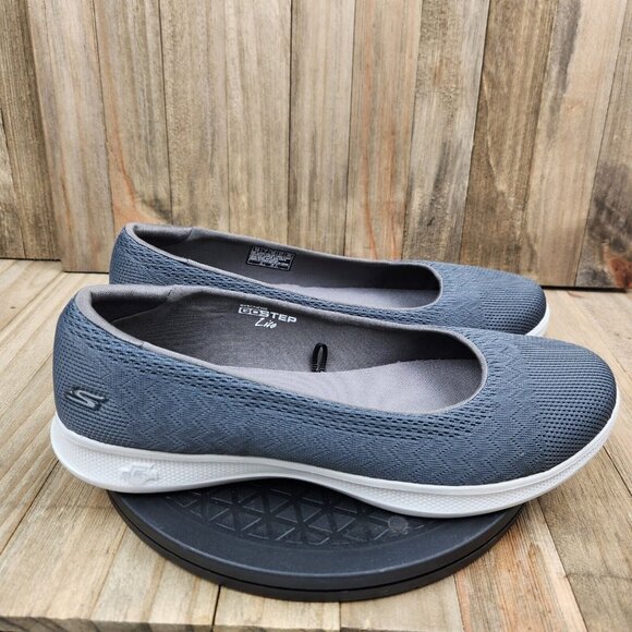 Womens Skechers Go Step Lite Solace size 10 Goga Max Slip On Flats - Picture 3 of 9